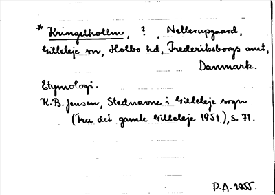 Bild på arkivkortet för arkivposten Kringelhollm