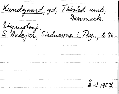 Bild på arkivkortet för arkivposten Kundgaard
