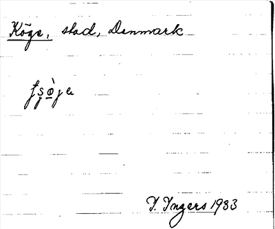 Bild på arkivkortet för arkivposten Köge