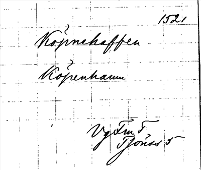Bild på arkivkortet för arkivposten Köpenhamn
