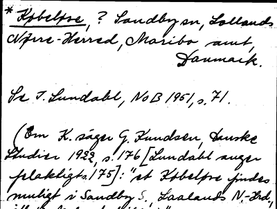 Bild på arkivkortet för arkivposten Købeløse