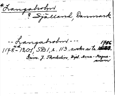 Bild på arkivkortet för arkivposten Langaholm