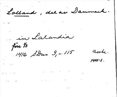 Bild på arkivkortet för arkivposten Lolland