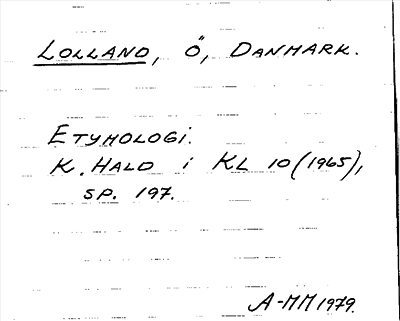 Bild på arkivkortet för arkivposten Lolland