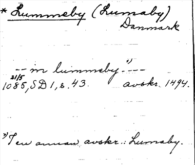 Bild på arkivkortet för arkivposten Lummeby