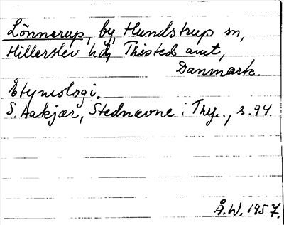 Bild på arkivkortet för arkivposten Lönnerup