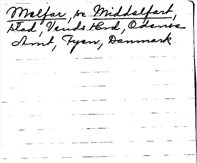 Bild på arkivkortet för arkivposten Melfar, se Middelfart
