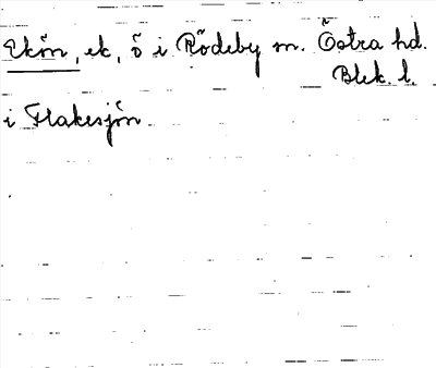 Bild på arkivkortet för arkivposten Ekön