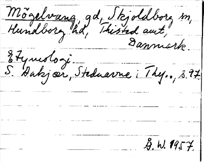 Bild på arkivkortet för arkivposten Mögelvang