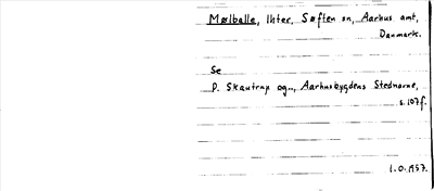 Bild på arkivkortet för arkivposten Mølballe
