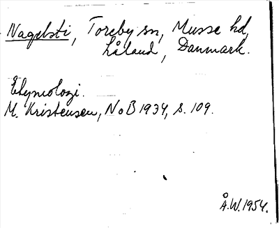 Bild på arkivkortet för arkivposten Nagelsti