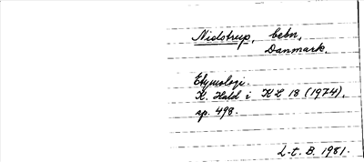 Bild på arkivkortet för arkivposten Nielstrup