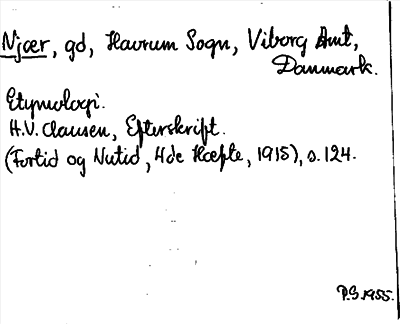 Bild på arkivkortet för arkivposten Njær