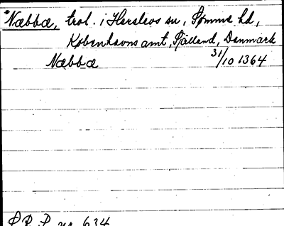 Bild på arkivkortet för arkivposten Næbbæ