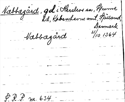 Bild på arkivkortet för arkivposten Næbbægård