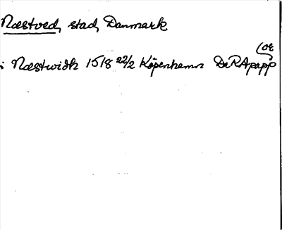 Bild på arkivkortet för arkivposten Næstved