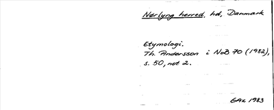Bild på arkivkortet för arkivposten Nørlyng herred