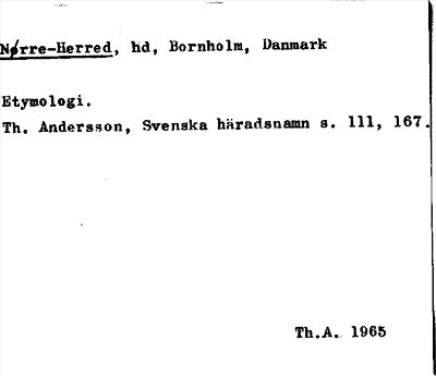 Bild på arkivkortet för arkivposten Nørre-Herred