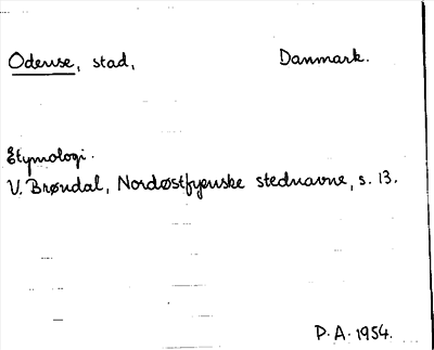 Bild på arkivkortet för arkivposten Odense