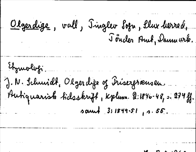 Bild på arkivkortet för arkivposten Olgerdige