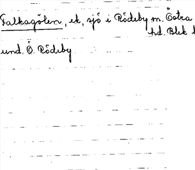 Bild på arkivkortet för arkivposten Falkagölen