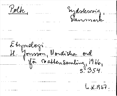Bild på arkivkortet för arkivposten Pølk