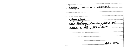 Bild på arkivkortet för arkivposten Risby