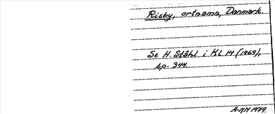 Bild på arkivkortet för arkivposten Risby