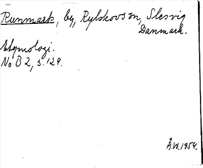 Bild på arkivkortet för arkivposten Runmark