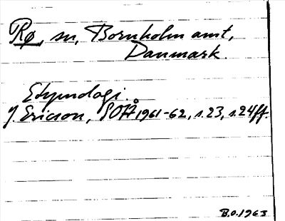 Bild på arkivkortet för arkivposten Rø
