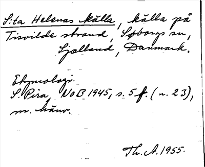 Bild på arkivkortet för arkivposten Sankta Helenas källa