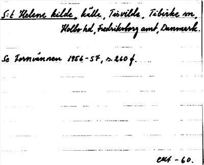 Bild på arkivkortet för arkivposten Sankta Helene källa