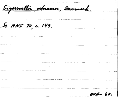 Bild på arkivkortet för arkivposten Sigarsvellir