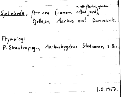 Bild på arkivkortet för arkivposten Sjellehede