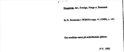 Bild på arkivkortet för arkivposten Skagerrak