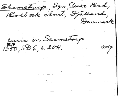 Bild på arkivkortet för arkivposten Skamstrup