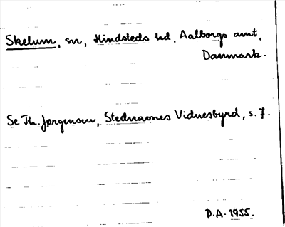 Bild på arkivkortet för arkivposten Skelum