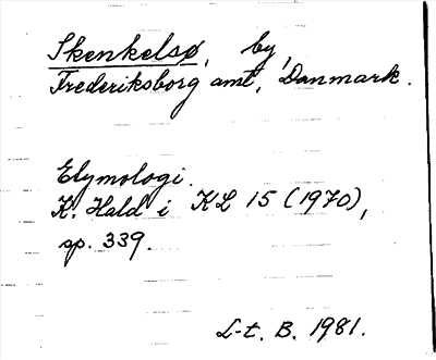 Bild på arkivkortet för arkivposten Skenkelsø