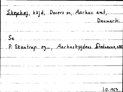 Bild på arkivkortet för arkivposten Skephøj