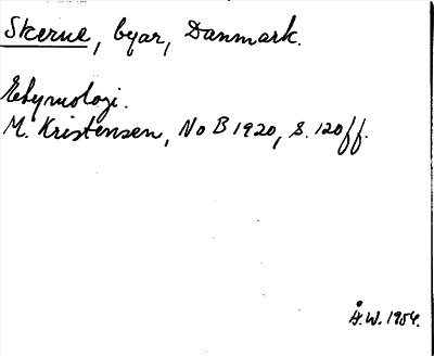 Bild på arkivkortet för arkivposten Skerne