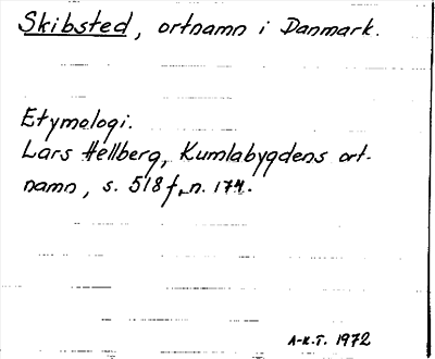 Bild på arkivkortet för arkivposten Skibsted
