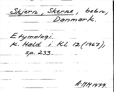 Bild på arkivkortet för arkivposten Skjern, Skerne