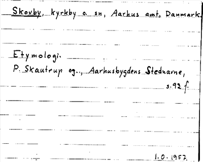 Bild på arkivkortet för arkivposten Skovby