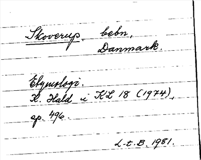 Bild på arkivkortet för arkivposten Skoverup