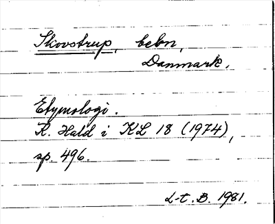 Bild på arkivkortet för arkivposten Skovstrup