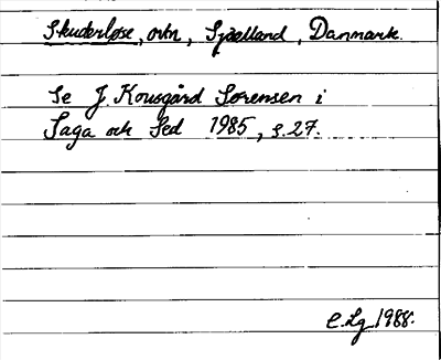 Bild på arkivkortet för arkivposten Skuderløse