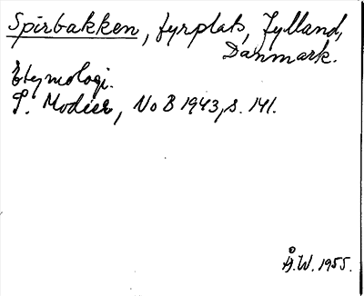 Bild på arkivkortet för arkivposten Spirbakken