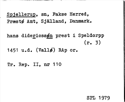 Bild på arkivkortet för arkivposten Spjellerup
