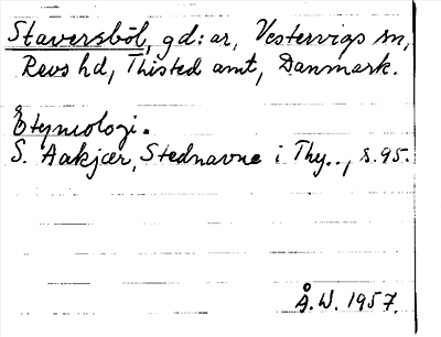Bild på arkivkortet för arkivposten Staversböl
