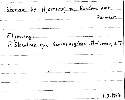 Bild på arkivkortet för arkivposten Stenaa